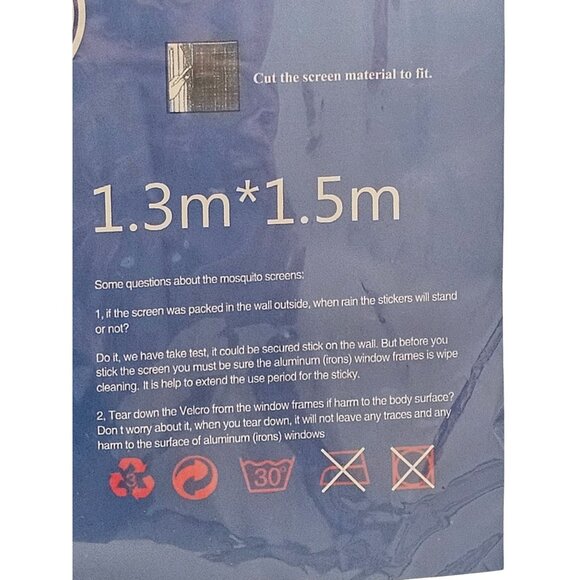 Tie Ke Mai DIY Flyscreen White 51" x 59" - Picture 6 of 8